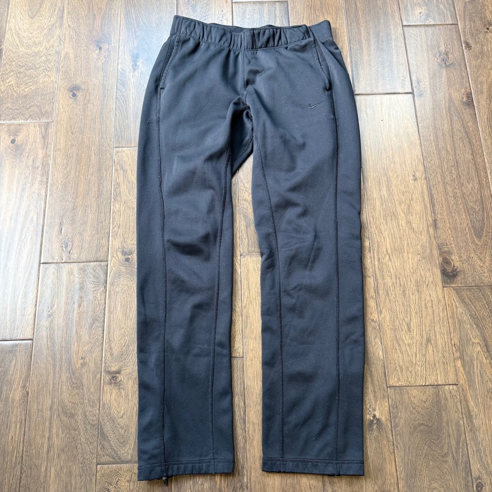 Nike Therma-FIT Pants Men Small Black Excellent Ankle Zip 620335-010